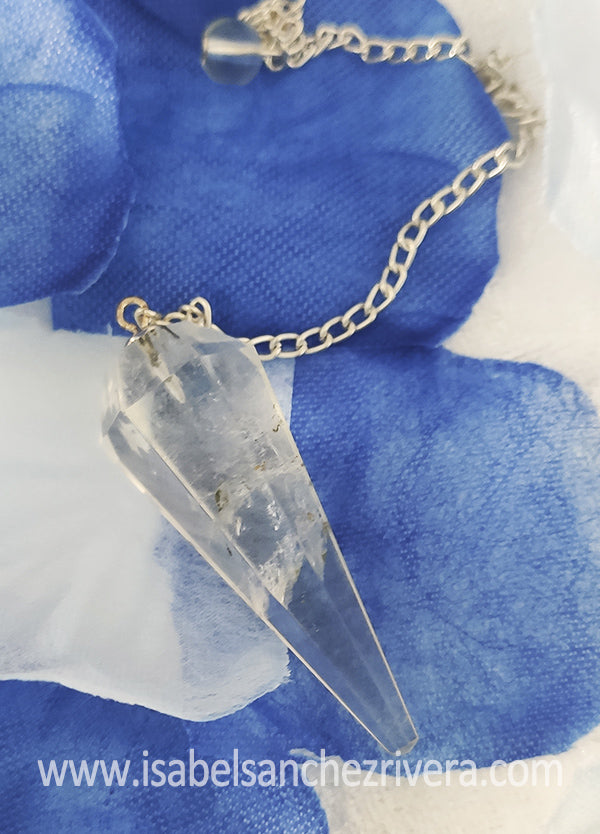 Péndulo Cuarzo Cristal de Roca