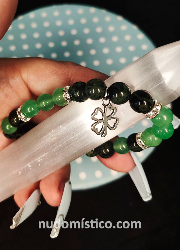 Pulsera Jaspe y Aventurina SUERTE TOTAL¡¡¡