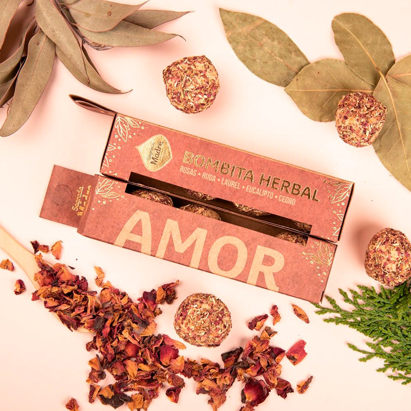 AMOR Bombita Herbal X 4 Sagrada Madre