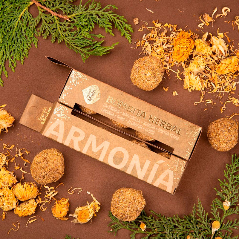 ARMONIA Bombita Herbal X 4 Sagrada Madre