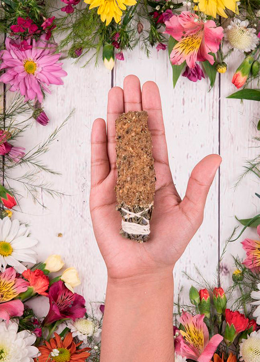 Sahumito Mirra y Palo Santo. Sanación y Purificación