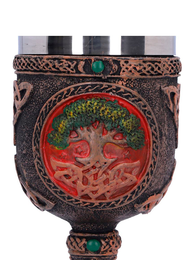 Cáliz Árbol de la Vida. Copa de Altar Mágico Celta