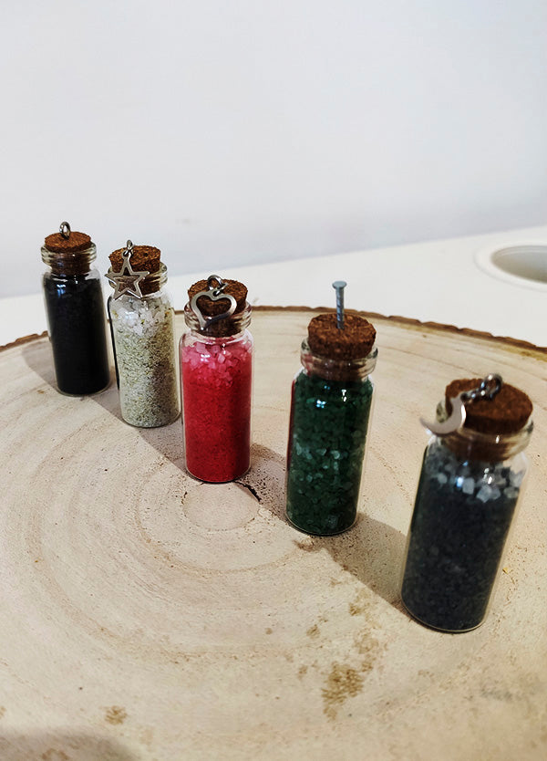 Pack Sal de Bruja. Negra, Roja, Verde, Amarilla y Azul