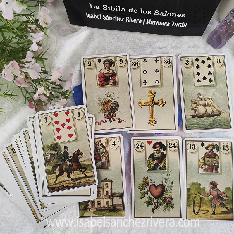 Tarot Lenormand + Baraja CARTAS. La Sibila de los Salones