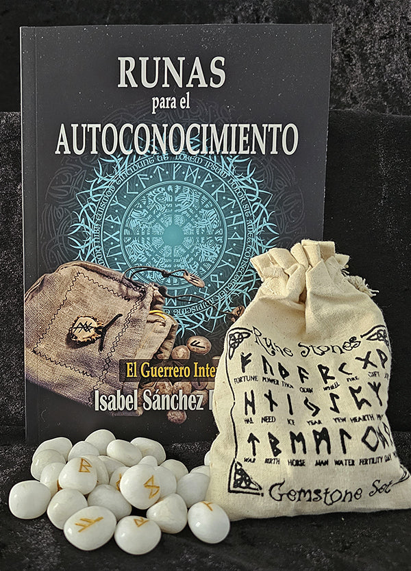 Runas + Libro Runas para el Autoconocimiento "El Guerrero Interior"