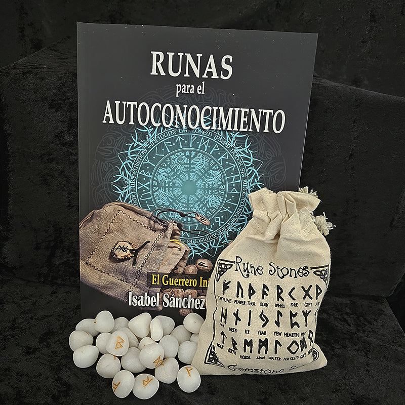 Runas + Libro Runas para el Autoconocimiento "El Guerrero Interior"