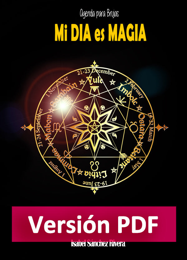 Agenda para BRUJAS. Mi DÍA es MAGIA. En PDF para IMPRIMIR