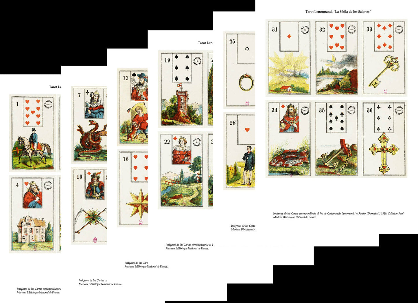 Tarot Lenormand + Baraja CARTAS. La Sibila de los Salones