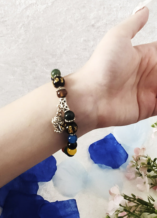 Pulsera OM MáNI PáDME HUM para la ABUNDANCIA